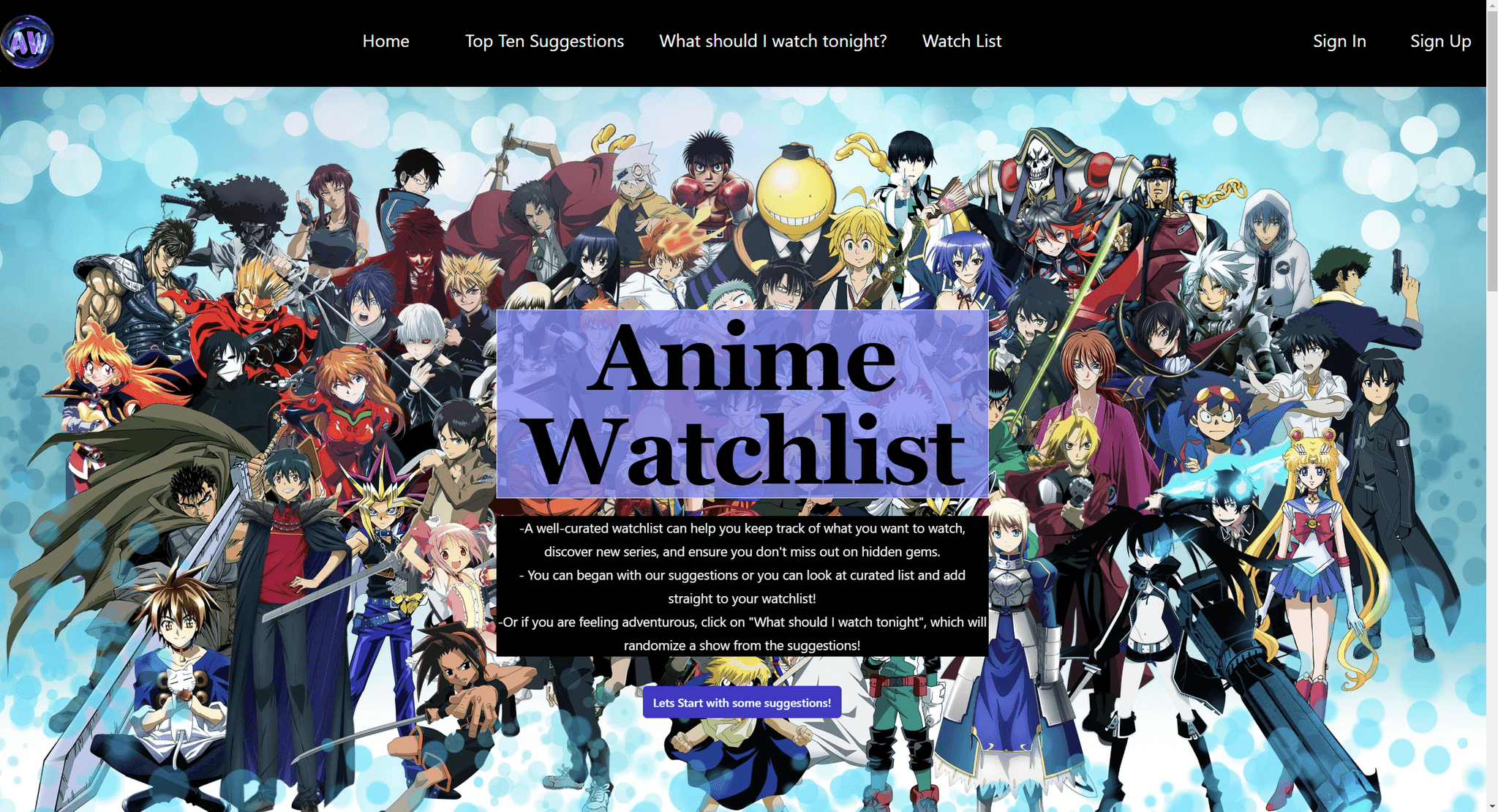 Anime Watchlist